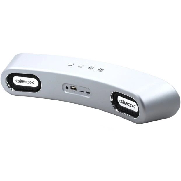 Колонка Gibox Enjoy Music G6 (Серебряный)