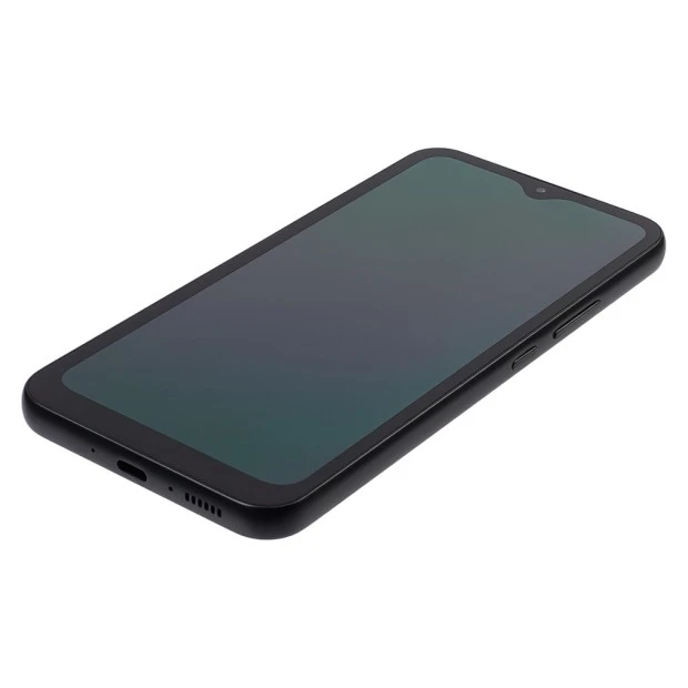 Дисплей для Samsung A346 Galaxy A34 (2023) с чёрным тачскрином и чёрной корпусной рамкой (с широким