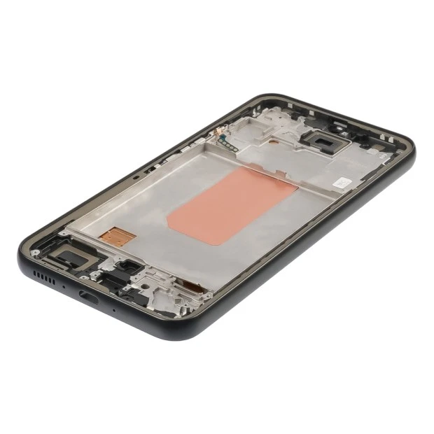 Дисплей для Samsung A346 Galaxy A34 (2023) с чёрным тачскрином и чёрной корпусной рамкой (с широким