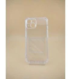 Силикон 6D Apple iPhone 14 (ShutCam) (Прозрачный)