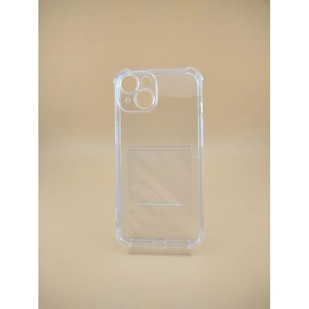 Силикон 6D Apple iPhone 14 (ShutCam) (Прозрачный)