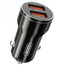 АЗУ-адаптер XO CC48 2USB 2.4A Smart Metal (Чёрный)