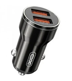 АЗУ-адаптер XO CC48 2USB 2.4A Smart Metal (Чёрный)