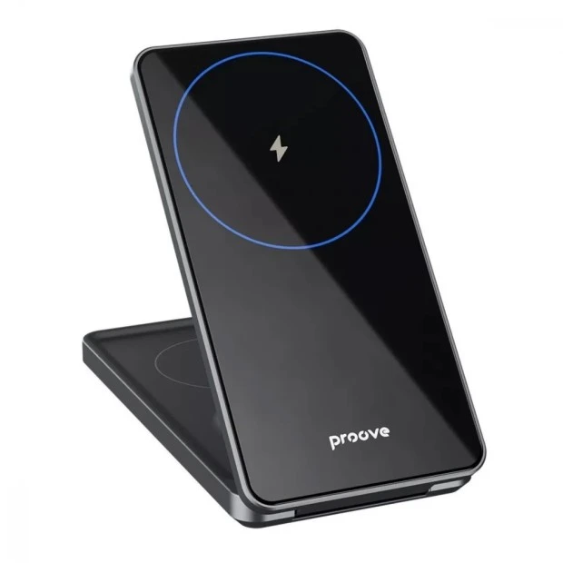 Беспроводное зарядное устройство Proove Metal Edge 3in1 (Grey) WSME15010003