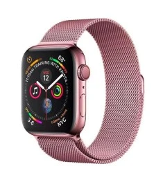 Ремешок Milanese Loop Premium Apple Watch 42 / 44 / 45 / 49mm (Pink)