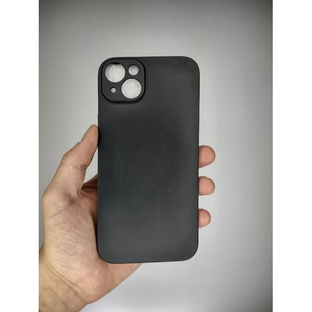 Силіконовий чохол ShutCam Graphite для Apple iPhone 14 Plus (Чорний)