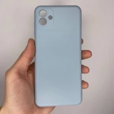 Силіконовий оригінальний 360 чохол для Samsung Galaxy A04 (2022) (ShutCam) (Блакитний)