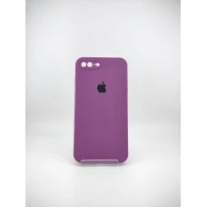 Силіконовий чохол Original Square RoundCam для Apple iPhone 7 Plus  /  8 Plus (28) Brinjal