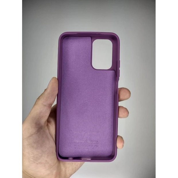Силіконовий чохол Original Xiaomi Redmi Note 10  /  Note 10S (бузковий)