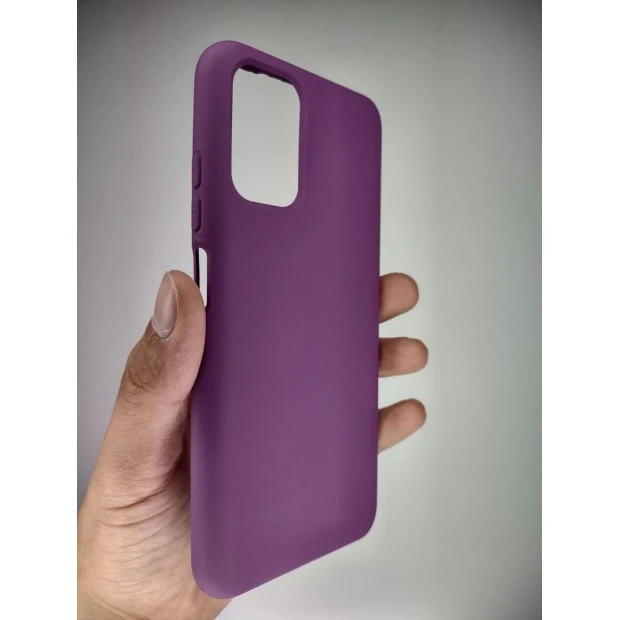 Силіконовий чохол Original Xiaomi Redmi Note 10  /  Note 10S (бузковий)