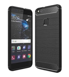 Силикон Polished Carbon Huawei P10 Lite (Чёрный)