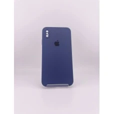 Силикон Original Square RoundCam Case Apple iPhone XS Max (09) Midnight Blue