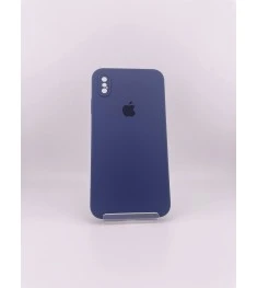 Оригінальний квадратний круглий чохол для Apple iPhone XS Max (09) Силікон Midni..