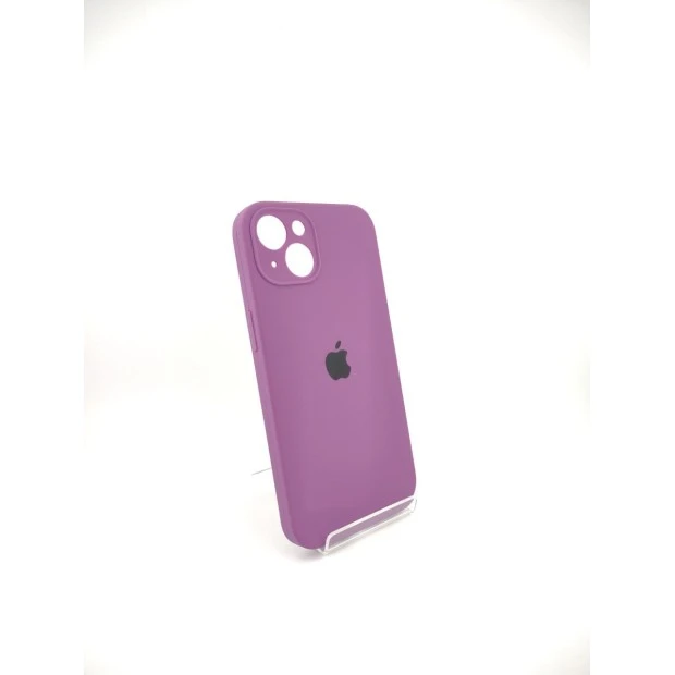 Силіконовий оригінальний чохол RoundCam для Apple iPhone 13 (28) кольору баклажан.