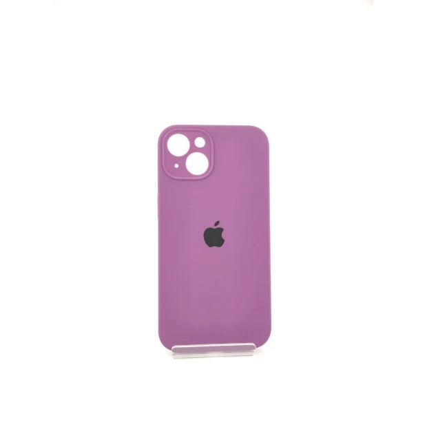 Силіконовий оригінальний чохол RoundCam для Apple iPhone 13 (28) кольору баклажан.
