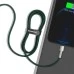 USB-кабель Baseus Cafule Metal Data 20W (1м) (Type-C на Lightning) (Зелений) CATLJK-A06