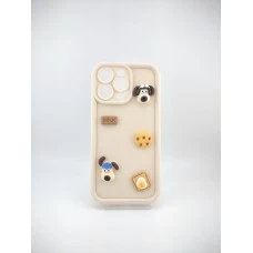 Чехол Pretty Things Case Apple iPhone 14 Pro Max (White/Cookie)