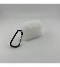 Чохол для навушників Full Silicone Case Apple AirPods Pro (Прозорий)