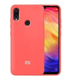 Силикон Original 360 Case Logo Xiaomi Redmi Note 7 (Коралловый)
