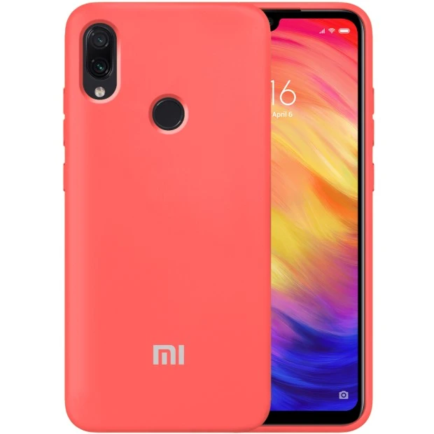 Силикон Original 360 Case Logo Xiaomi Redmi Note 7 (Коралловый)