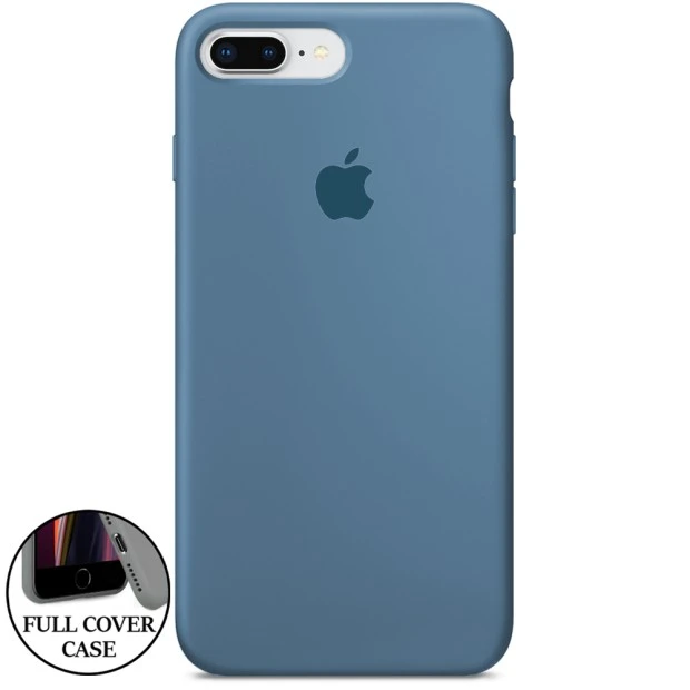 Силикон Original Round Case Apple iPhone 7 Plus / 8 Plus Sapphire