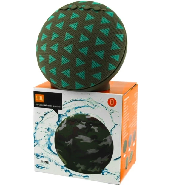 Колонка Portable Stereo Speaker M198 Bluetooth (Зеленый)