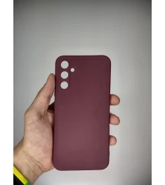 Силікон оригінальний Samsung Galaxy A34 (ShutCam) (Бордовий)