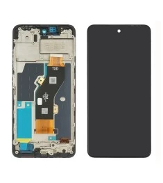 Дисплей для INFINIX Hot 40i с чёрным тачскрином и корпусной рамкой