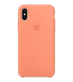 Чехол Silicone Case Apple iPhone X / XS (Peach)