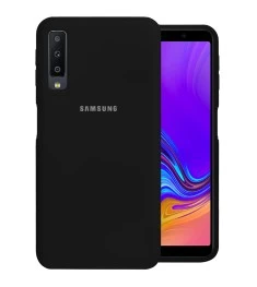 Силикон Original Case Samsung Galaxy A7 (2018) A750 (Графит)