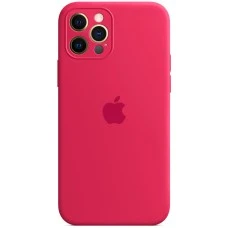 Силікон Original RoundCam Case Apple iPhone 12 Pro (04) Rose Red
