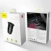 Baseus Circular Plastic 30W 1USB / 1Type-C Car Charger Adapter (Black) CCALL-YS01 Baseus Circular Plastic 30W 1USB / 1Type-C Car Charger Adapter (Black) CCALL-YS01