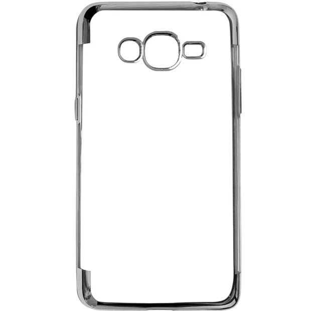 Силиконовый чехол UMKU Line Samsung J200 (Серый)