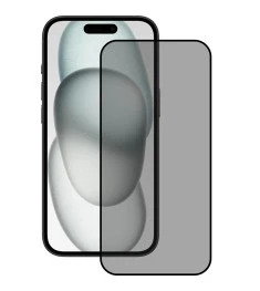 Защитное стекло 5D Privacy HD Apple iPhone 15 / 16 Black