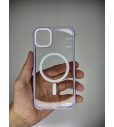 Totu Clear MagSafe Case for Apple iPhone 11 (Purple)