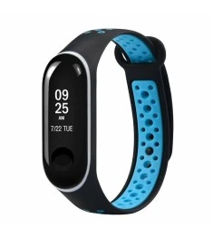 Ремешок Sport Xiaomi Mi Band 2 (Чёрно-синий)