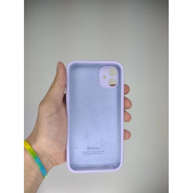 Силикон Original Square RoundCam Case Apple iPhone 11 (43) Glycine