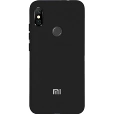 Силикон Original Case (HQ) Xiaomi Redmi Note 6 Pro (Черный)