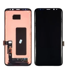 Дисплей для Samsung G955 Galaxy S8 Plus с чёрным тачскрином Original (переклеенн..