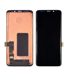 Дисплей для Samsung G965 Galaxy S9 Plus с чёрным тачскрином Original (переклеенн..