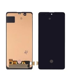 Дисплей для Samsung A715 Galaxy A71 (2020) с чёрным тачскрином (с широким ободко..