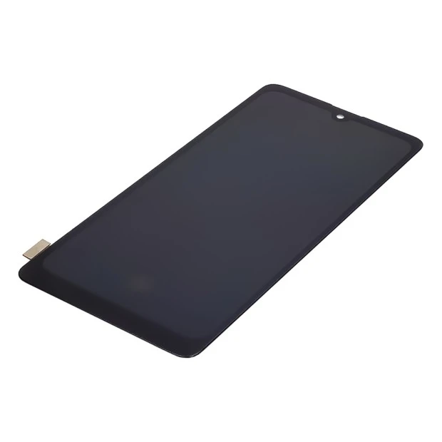 Дисплей для Samsung A715 Galaxy A71 (2020) с чёрным тачскрином (с широким ободком) OLED