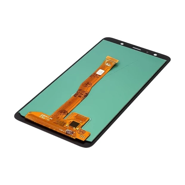 Дисплей для Samsung A750 Galaxy A7 (2018) с чёрным тачскрином OLED
