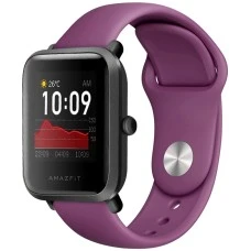 Ремешок Original Design Xiaomi Amazfit Bip 20мм (Simple Lock) (Сливовый)