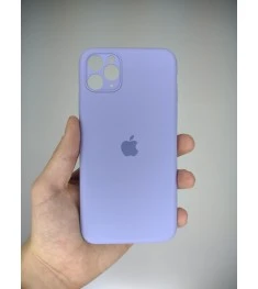 Силіконовий оригінальний чохол RoundCam для Apple iPhone 11 Pro Max (синьо-фіоле..