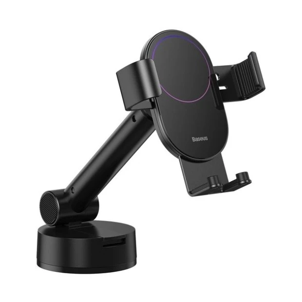 Автодержатель Baseus Simplism Gravity Car Mount Holder With Suction Base SUYL-JY01 (Чёрный)