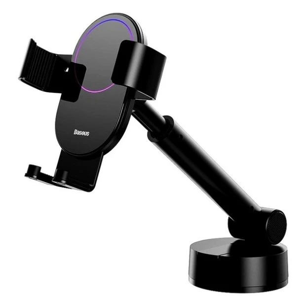 Автодержатель Baseus Simplism Gravity Car Mount Holder With Suction Base SUYL-JY01 (Чёрный)