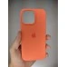 Силіконовий чохол оригінальний круглий для Apple iPhone 15 Pro Max (Абрикосовий)