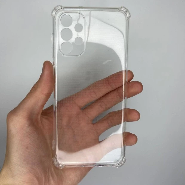 Силікон 6D Samsung Galaxy A13 (ShutCam) (Прозорий)