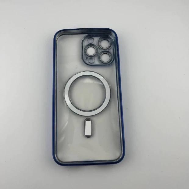 Чохол UMKU Shining з MagSafe для Apple iPhone 15 Pro Max (Темно-синій)